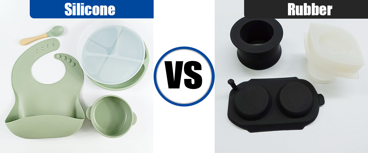 silicone products vs rubber products